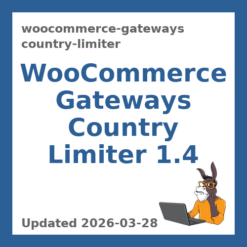 WooCommerce Gateways Country Limiter 1.4
