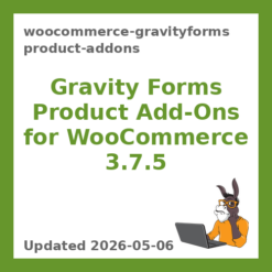 WooCommerce Gravity Forms Product Add-Ons 3.7.5