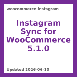 WooCommerce Instagram 5.1.0