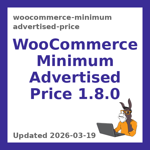 Woocommerce Minimum Advertised Price 1.8.0