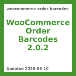 WooCommerce Order Barcodes 2.0.2