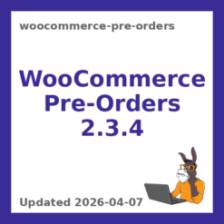 WooCommerce Pre-Orders 2.3.4