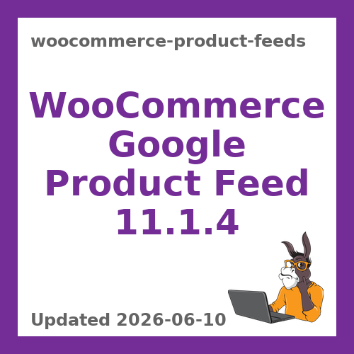 WooCommerce Google Product Feed 11.1.4