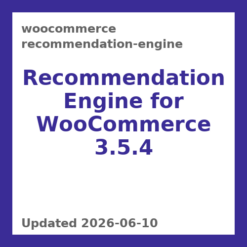 WooCommerce Recommendation Engine 3.5.4