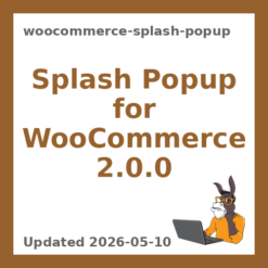 WooCommerce Splash Popup 2.0.0