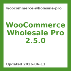 WooCommerce Wholesale Pro 2.5.0