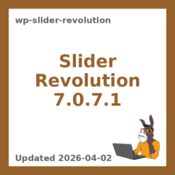 WP Slider Revolution 7.0.7.1