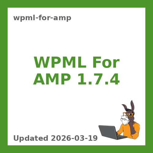 WPML For AMP 1.7.4