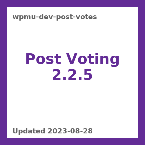 Post Voting 2.2.5