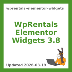 WpRentals Elementor Widgets 3.8