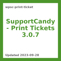 SupportCandy – Print Tickets 3.0.7