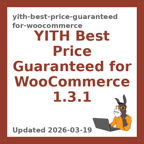 YITH Best Price Guaranteed for WooCommerce 1.3.1