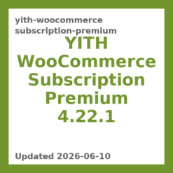 YITH WooCommerce Subscription Premium 4.22.1