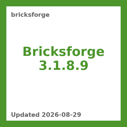 Bricksforge 3.1.8.9