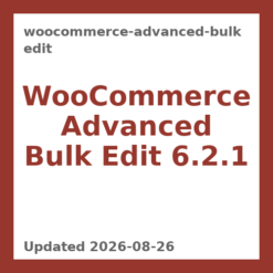 Woocommerce Advanced Bulk Edit 6.2.1