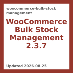 WooCommerce Bulk Stock Management 2.3.7