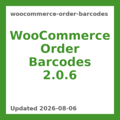 WooCommerce Order Barcodes 2.0.6