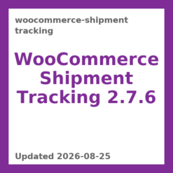 WooCommerce Shipment Tracking 2.7.6