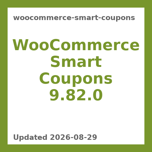 WooCommerce Smart Coupons 9.82.0