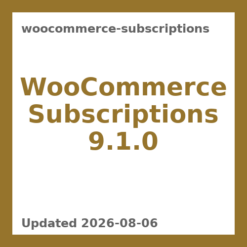 WooCommerce Subscriptions 9.1.0