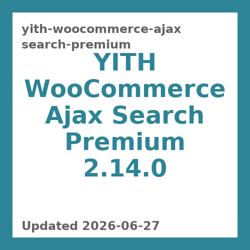 YITH WooCommerce Ajax Search Premium 2.14.0