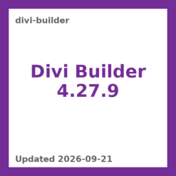 Divi Builder 4.27.9