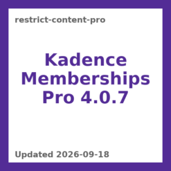 Restrict Content Pro 4.0.7