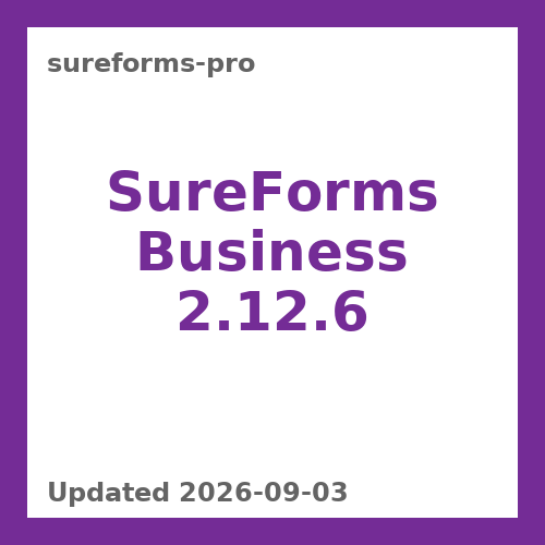 SureForms Business 2.12.6