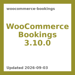 WooCommerce Bookings 3.10.0