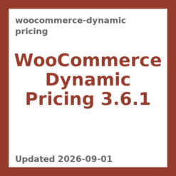 WooCommerce Dynamic Pricing 3.6.1