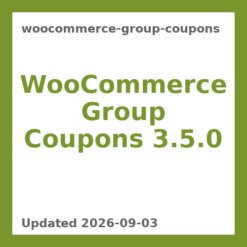 WooCommerce Group Coupons 3.5.0