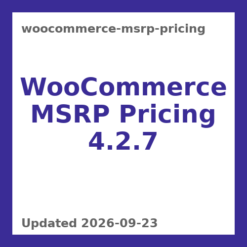 WooCommerce MSRP Pricing 4.2.7