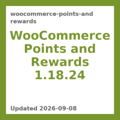 WooCommerce Points and Rewards 1.18.24