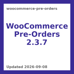 WooCommerce Pre-Orders 2.3.7