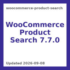 WooCommerce Product Search 7.7.0