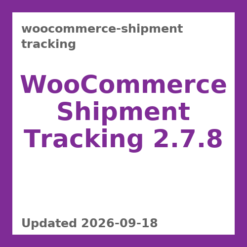WooCommerce Shipment Tracking 2.7.8