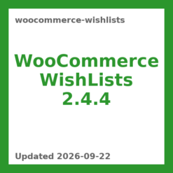 WooCommerce WishLists 2.4.4