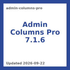Admin Columns Pro 7.1.6