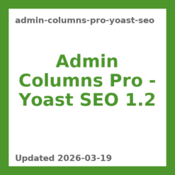 Admin Columns Pro – Yoast SEO 1.2