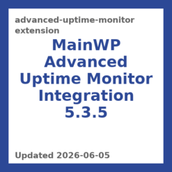 Advanced Uptime Monitor Extension 5.3.5