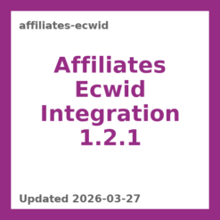 Affiliates Ecwid Integration 1.2.1
