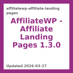 AffiliateWP – Affiliate Landing Pages 1.3.0