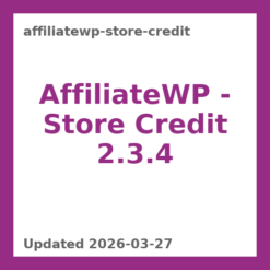 AffiliateWP – Store Credit 2.3.4