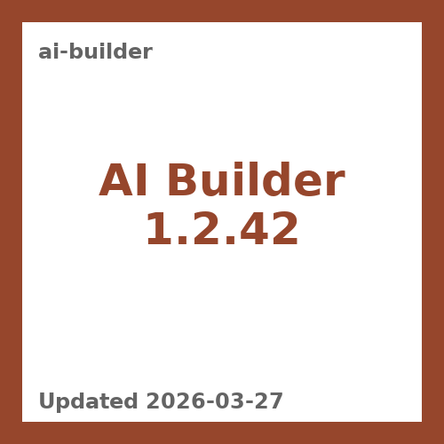 AI Builder 1.2.42