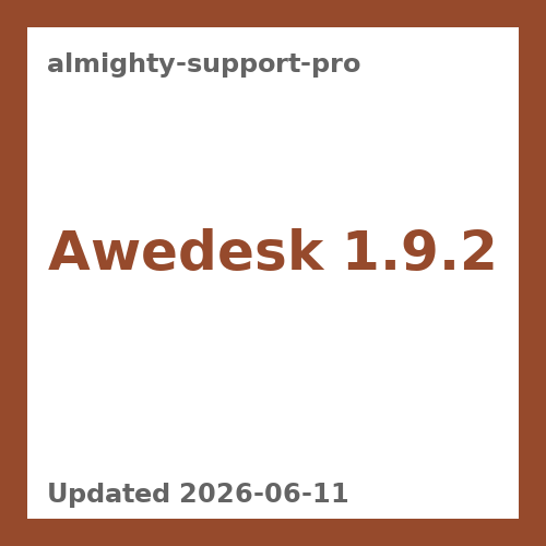 Awedesk 1.9.2