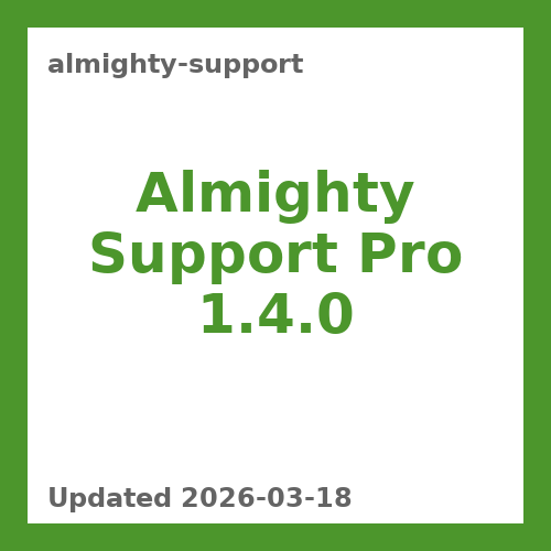 Almighty Support 1.4.0