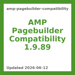 AMP Pagebuilder Compatibility 1.9.89