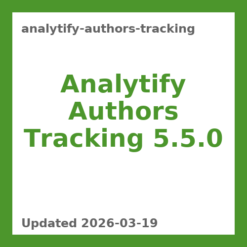 Analytify Authors Tracking 5.5.0