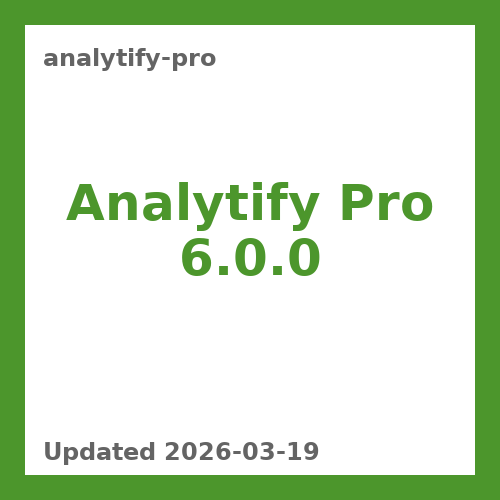 Analytify Pro 6.0.0