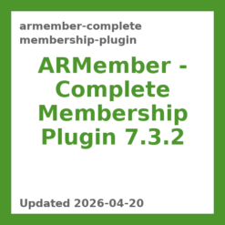 ARMember - Complete Membership Plugin 7.3.2